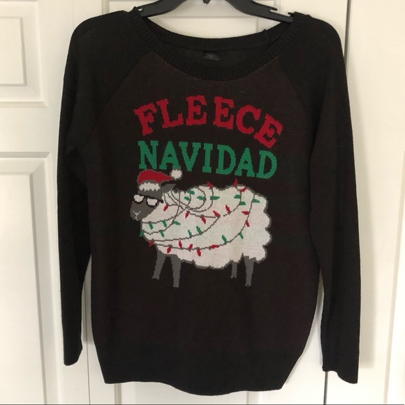 fleece navidad sweater